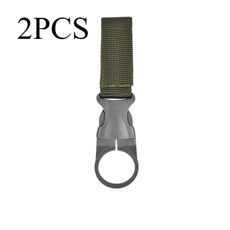 Outdoor Multi-Purpose Mesh Hook, Nylon EDC Climbing Buckle Clip, Backpack Water Bottle Holder Clip, Climbing Campsite Artifact