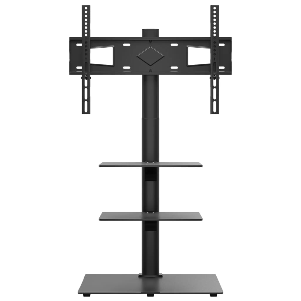 Vidaxl Corner TV Stand 32-65 Inches, 3-Tier, Black