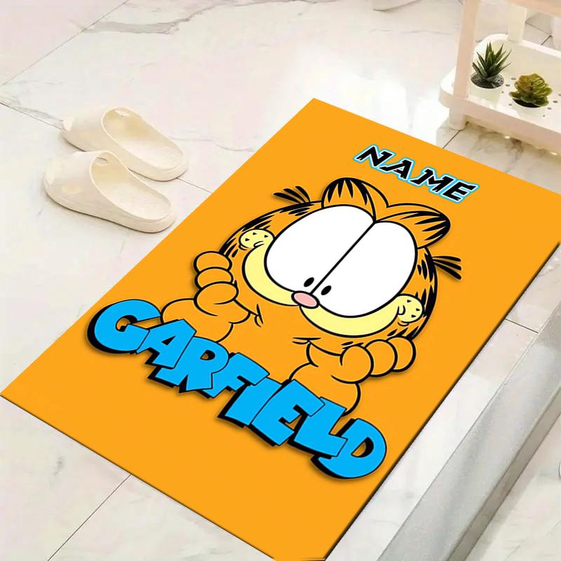 Custom 1Pc Garfield'S Orange Adventure Rug Office Carpet Indoor Outdoor Entrance Doormat Nonslip Soft And Comfortable Living Room D291572