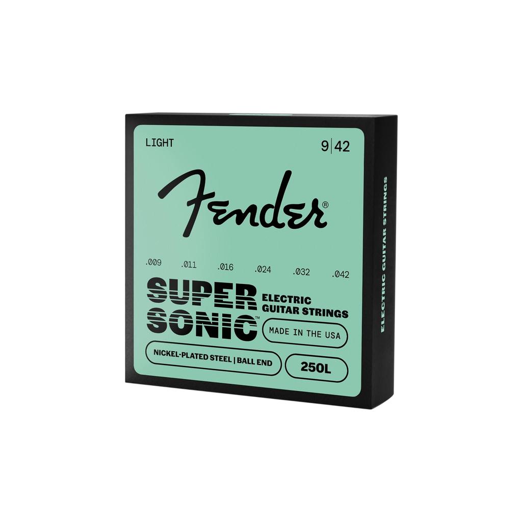 Fender SuperSonic 250L Electric Guitar Strings, Nickel-Plated Steel .009-.042, 3-Pack