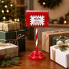 Christmas Mailbox Ornament Festive Tabletop Decoration Eye-Catching for Entryway