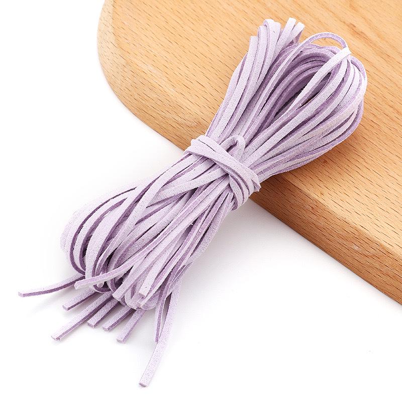 Velvet Faux Leather Cord for DIY Cake Boxes, Jewelry, Hair Accessories, Bouquet Gifts, and Decoration Bows.