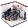 MOC City Church Bedroom Hospital Building Blocks Studio Christmas Cabin Mini Bricks Model Printed Figures Scene Kids Toys Gifts