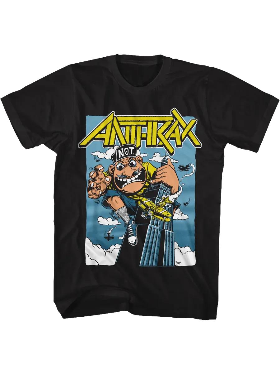 

Men s Anthrax Graphic T-Shirt, 100% Cotton Crew Neck Short Sleeve Tee, Casual Summer Top for Daily Wear and Gift XL
