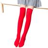 Velvet Over-the-Knee Thigh-High Socks - Durable, Warm, 80D Mid-Calf for Autumn & Winter