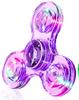 Crystal Luminous Led Light Fidget Spinner Hand Top Spinners Glow In Dark Edc Stress Relief Toys Kinetic Gyroscope For Children