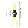 Replacement Nylon Grass Trimmer Head with Dual 5mm Cutting Lines Compatible with 2pc Lithium Battery String Trimmers for Lawn Maintenance