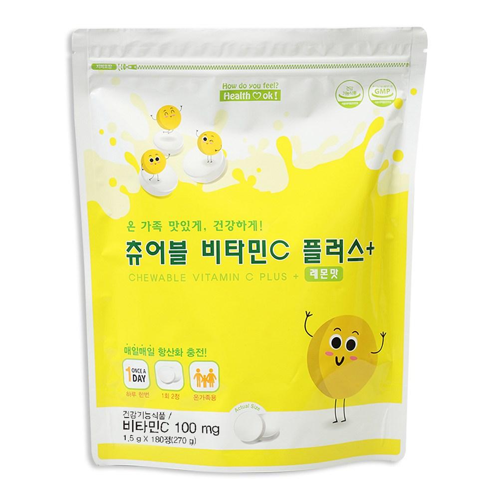 Helper Jang Chewable Vitamin C Plus Supplement 180 Tablets 1 pcs