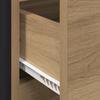 Sideboard Handcrafted Oak Style 79 x 36 x 75.5 cm Engineered Wood