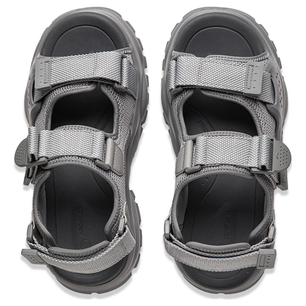 Li Ning SOFT COCA Beach Sandals Men's Gray AGUU001-1