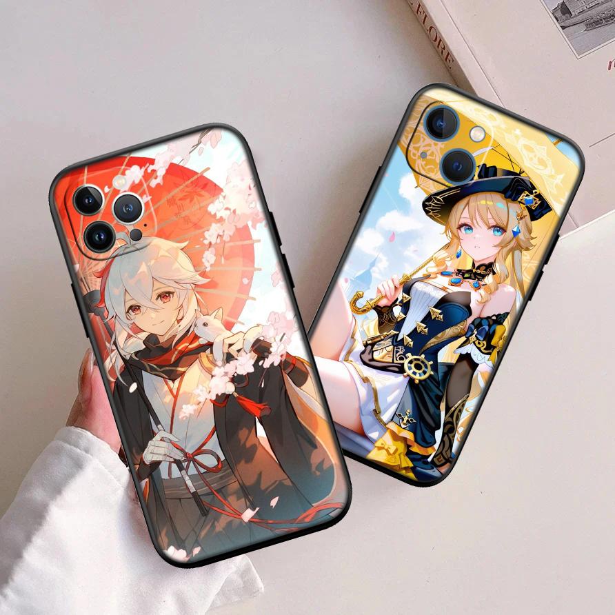 RA14 Genshin Impact Phone Case for OPPO A40 A60 A80 A15 A16 A16K A12 A17 A17K A54 A54S A53 A53S A55 A56 A57 A98 F23