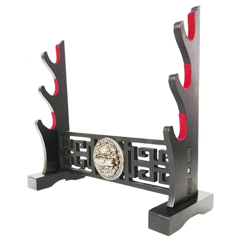 Weapons Display Stand 2/1/3 Tiers Swords Stand Holder Light Sabers Display Rack Home Decoration Medieval Swords Stand