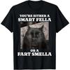 Funny Cat Meme You're Either a Smart Fella Graphic Unisex T-shirt
