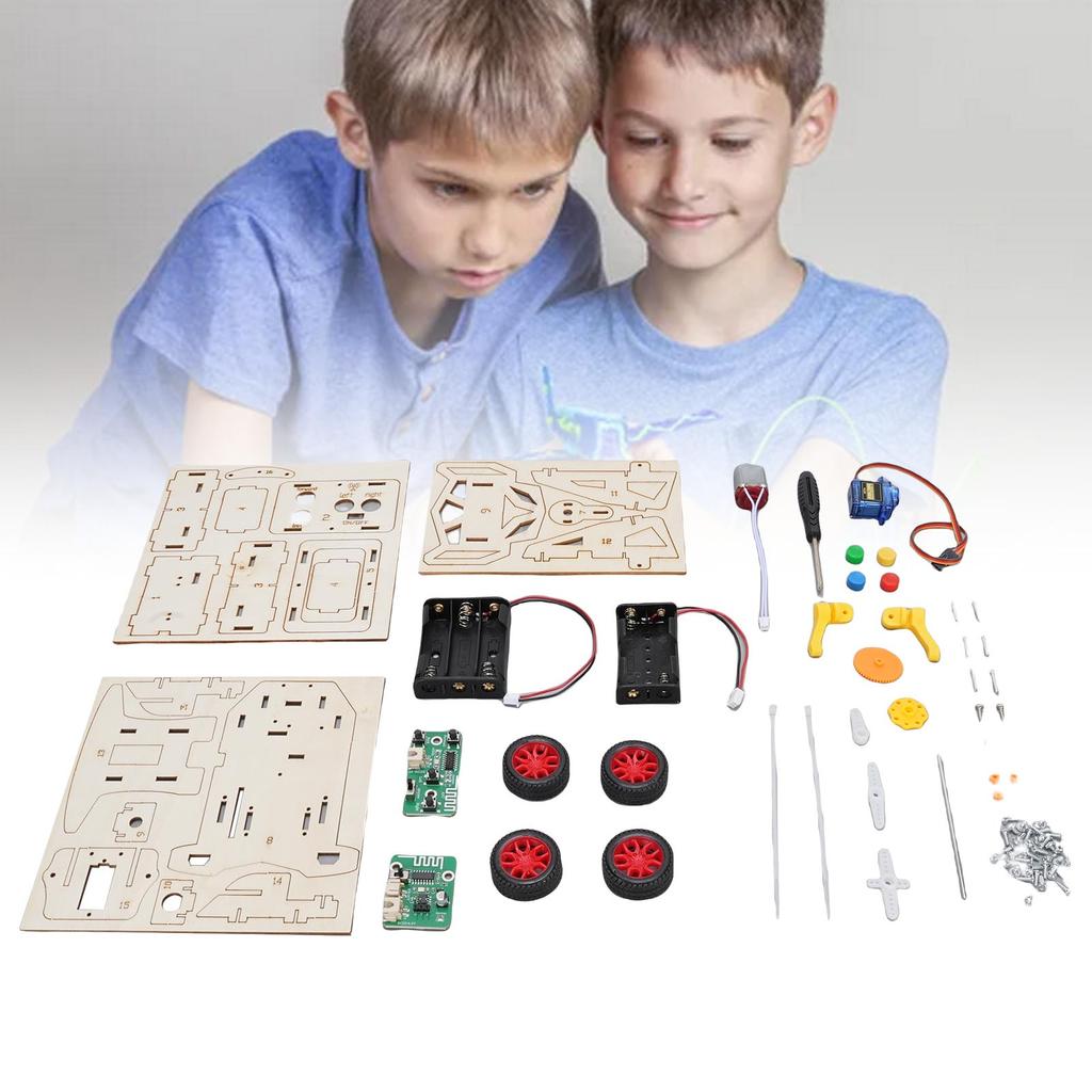 DIY Model Cars Kit STEM Beech Wood Projects Toys for Kids Skill Development Easy Assembly