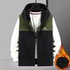 Men Plus Size Sleeveless Jacket Hooded Warm Polar Vest Male Winter Causal Sport Waistcoat