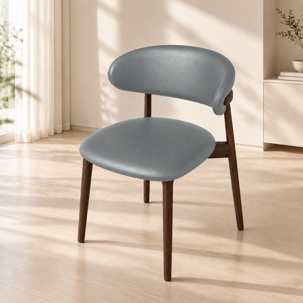 Oil-proof Curved Back Chairs Cover Dustproof Chair Slipcover PU Dining Chair Cover Hotel