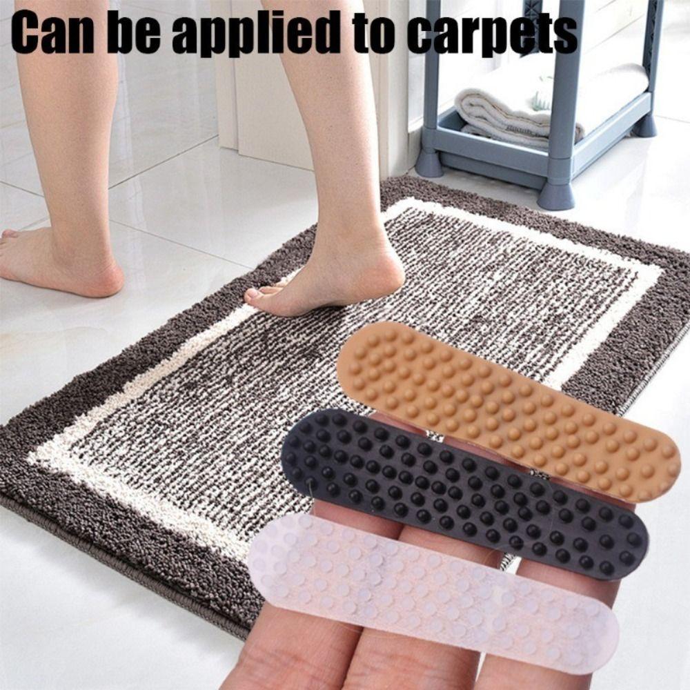 10Pcs Protection Clothes Silicone Hanger Strips Silicone Universal Adhesive Tape Prevent Clothes From Slipping