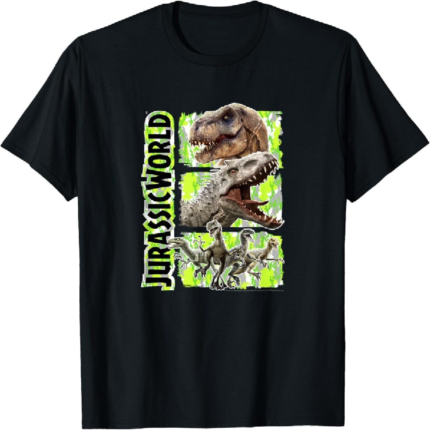 

Футболка «Мир Юрского периода Динозавры Плохие парни острова» XXXXXL чёрный