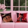 A-Agnes cute Cushion Cover 2-in-1 Reversible Plush Pillow Cover | Car/Sofa/Bed | Perfect Gift