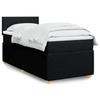 VidaXL Bed Slatted Base with Mattress Black 90x190 Cm Fabric 3287306