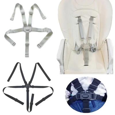Baby Universal 5 punktu drošības jostas augstais krēsls Drošs jostas drošības jostas ratiņiem, ratiņiem, bērnu ratiņiem, bērnu ratiņiem, bērnu ēdamistabas krēsliem