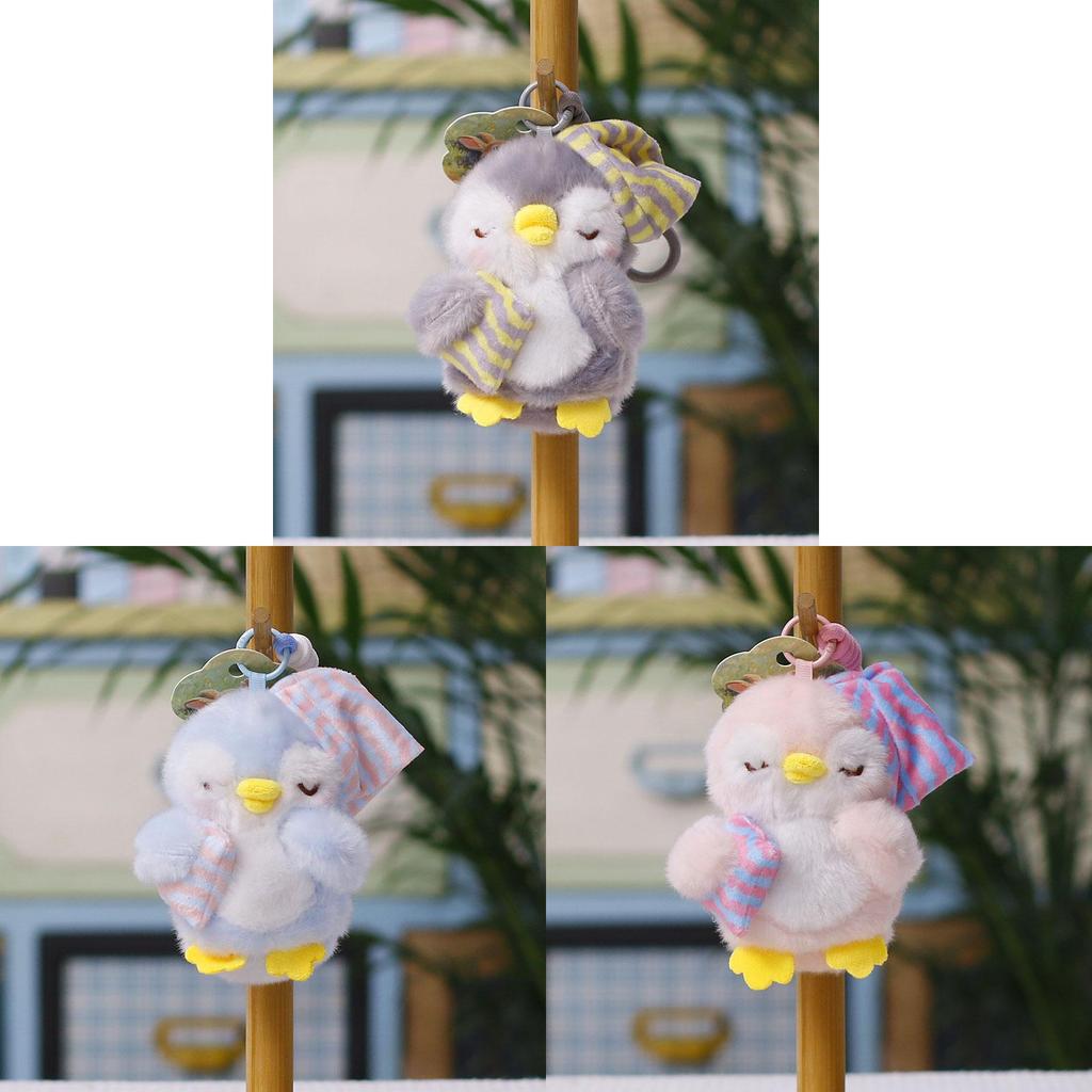 Plush Penguin Keychain With Pp Cotton Filling For Gift And Bag Decoration