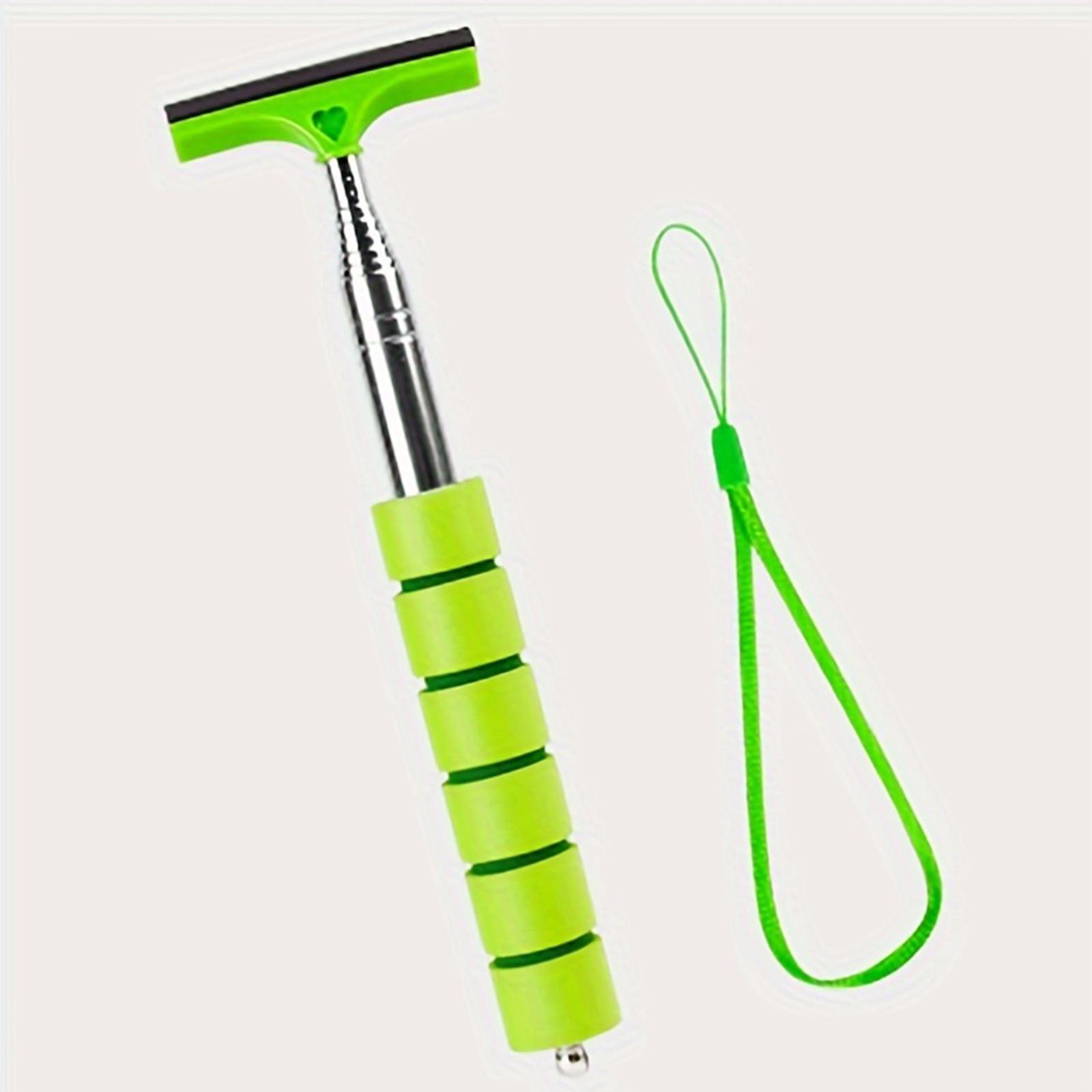 

Multi functional car rearview mirror telescopic wiper, windshield wiper, rain proof cleaning brush One Size зелёный