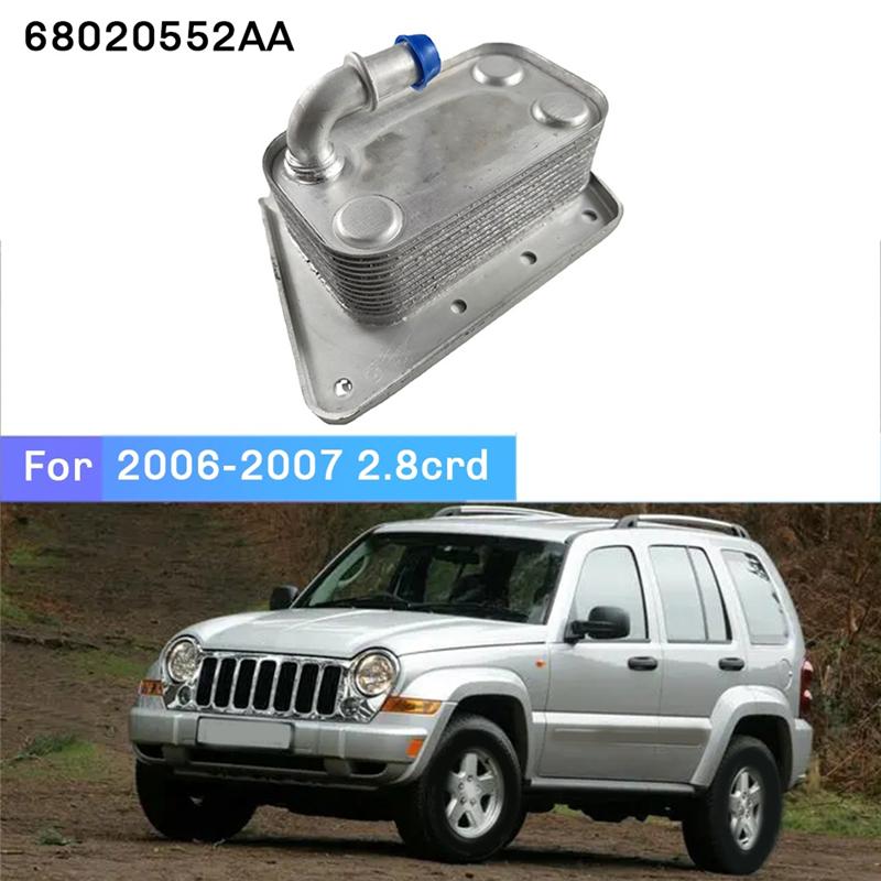 Chladič motorového oleje pro Jeep Cherokee KJ 2006-2007 2.8Crd 68020552AA 6802-0552-AA-A87Q
