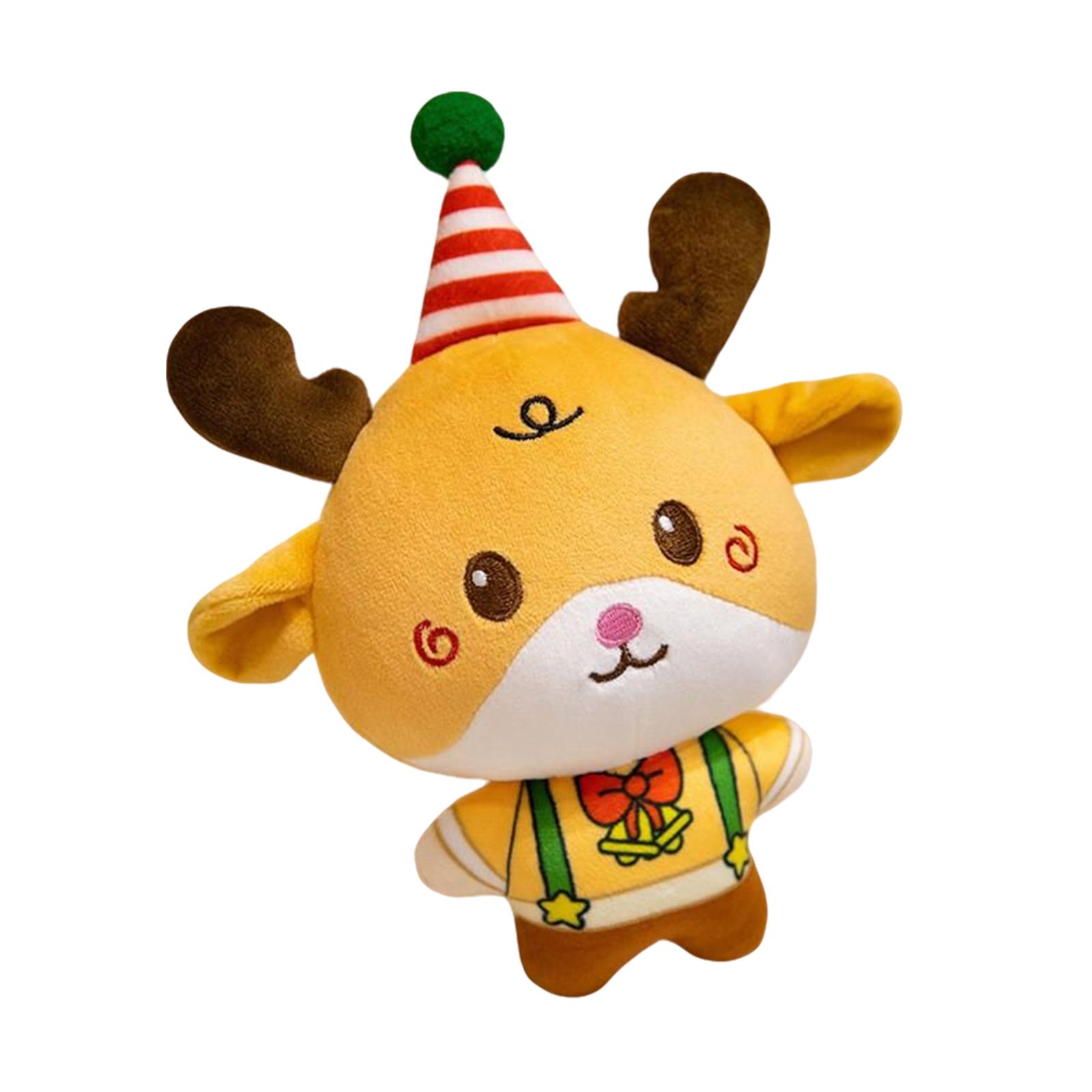 

Christmas Plush Doll Cute Pillow Realistic Plush Toy Creative Holiday Gift Home Decoration One Size