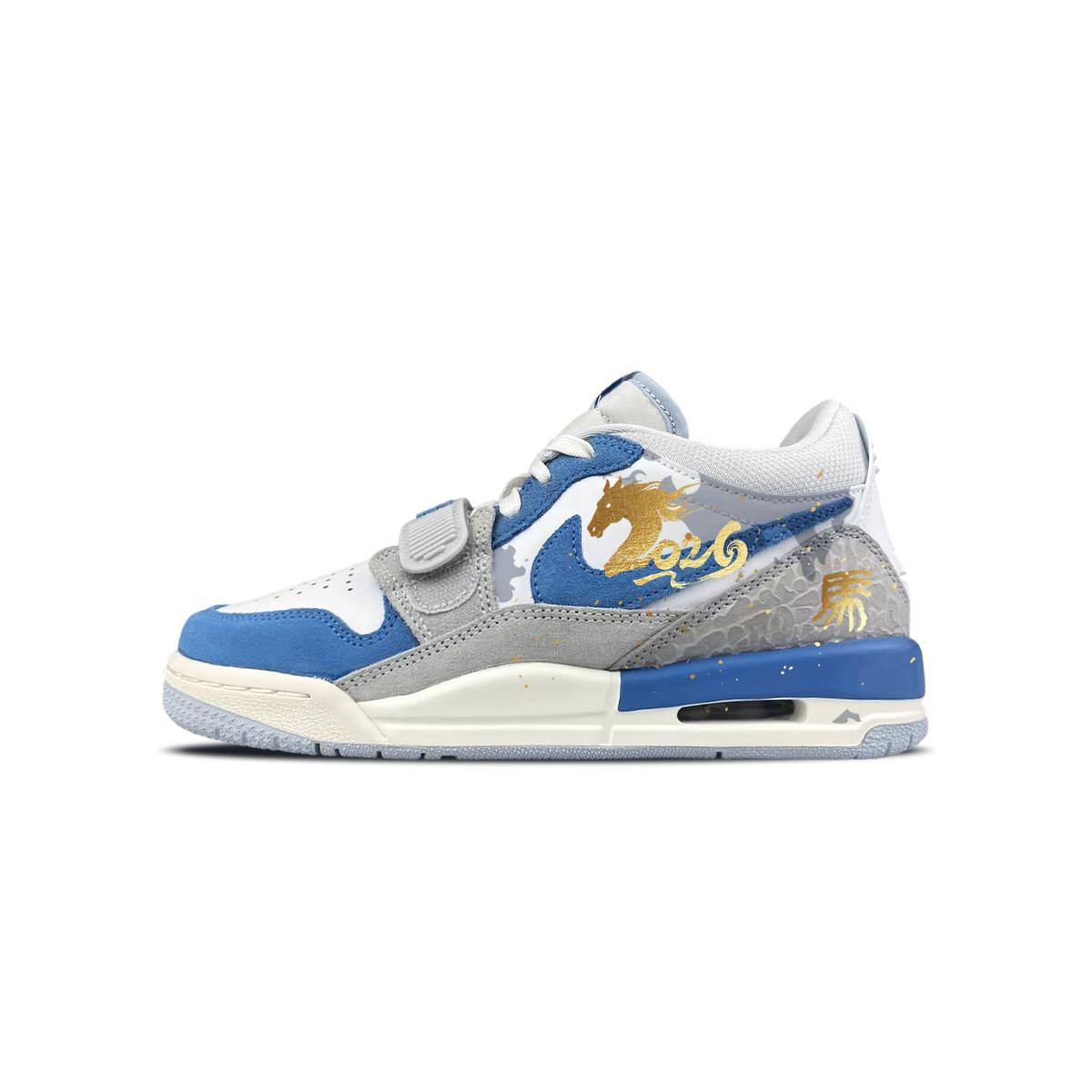 

Jordan Legacy 312 BNK Golden Horse Brings Fortune Cushioning Abrasion Resistant Cushioning, Wear Resistant Low top CD7069-141(Team40-) 42.5