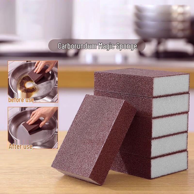 Heavy-Duty Emery Scrubber Sponges (5-Pack)