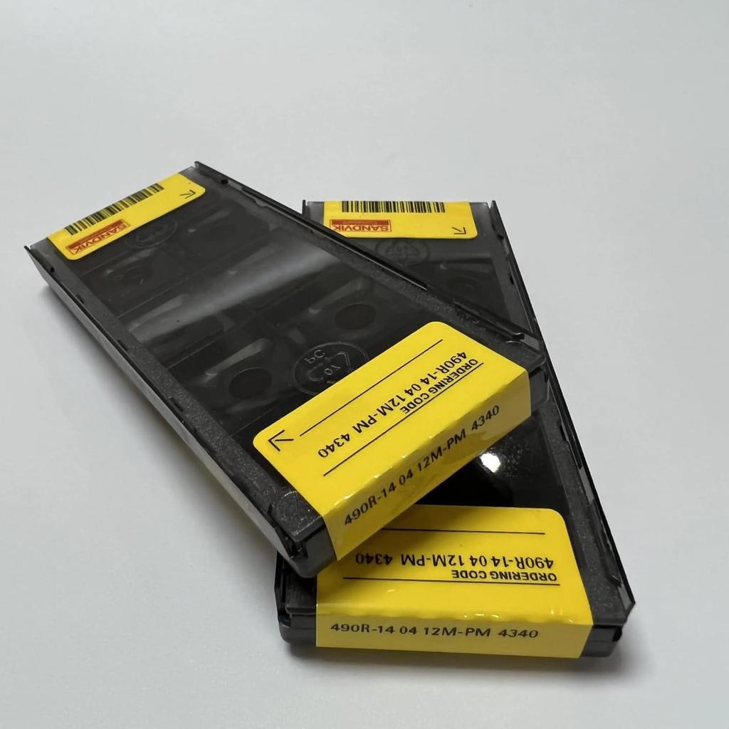 Original Sandvik / 490R-140412M-PM 4340 /CNC Lathe Carbide Blade Tool 10 Pcs