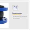 Ke Weng Flanged Rubber Flexible Connector DN200