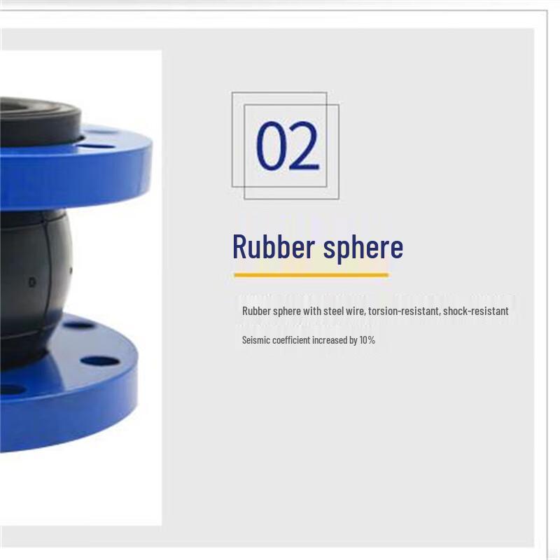 Ke Weng Flanged Rubber Flexible Connector DN200