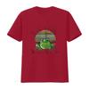The Frog Whisperer T Shirt Vintage Washed Comfortable Homme Top For Everyday Wear Slightly Graphic Stretched Versatile Fashion