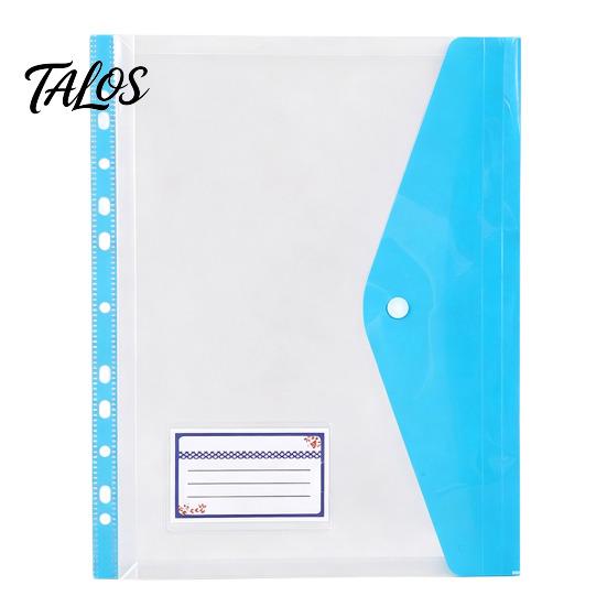 Home Budget Document Protectors 11-Hole Expanding File Pocket, Assorted Colors Large Capacity Bags for Manuals Holders, Waterproof Binder Envelope, A4