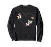 Colorful Heart Butterfly Sweatshirt