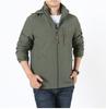 Men's Waterproof Breathable Outdoor Jacket with Detachable Hood - Spring/Autumn Plus Size Windbreaker & Sport Casual Outerwear.