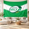 Ireland Rugby Wall Tapestry, Soft Fabric Wall Hanging, Decorative Backdrop For Bedroom Home Wall Art