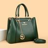 Women's Large Capacity Shoulder Bag with Multiple Compartments – Multi-Pocket Tote for Everyday Use
