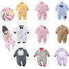 Warm Flannel Newborn Infant Romper Jumpsuit Cute And Cozy Baby Clothes Outfit
