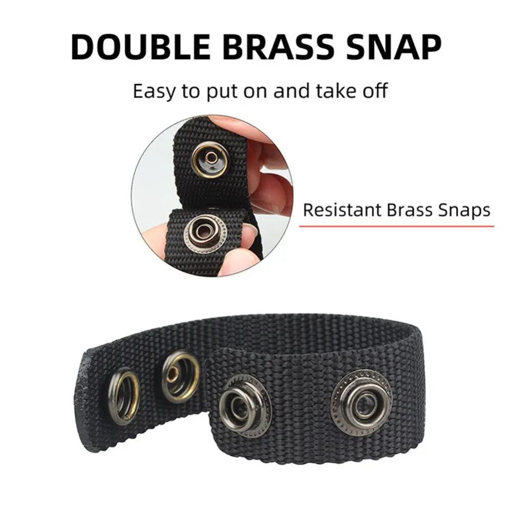4Pcs New Nylon Belt Buckle Outdoor EDC Strap Belt Keeper Adjustable Heavy Duty Belt Loop Retainer