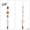 Childrens Room Spooky Accents Halloween Beaded Hanging Sign Witch Pumpkin Bat Pendant Garland for Entrance Door Sign Door Festive Home Party