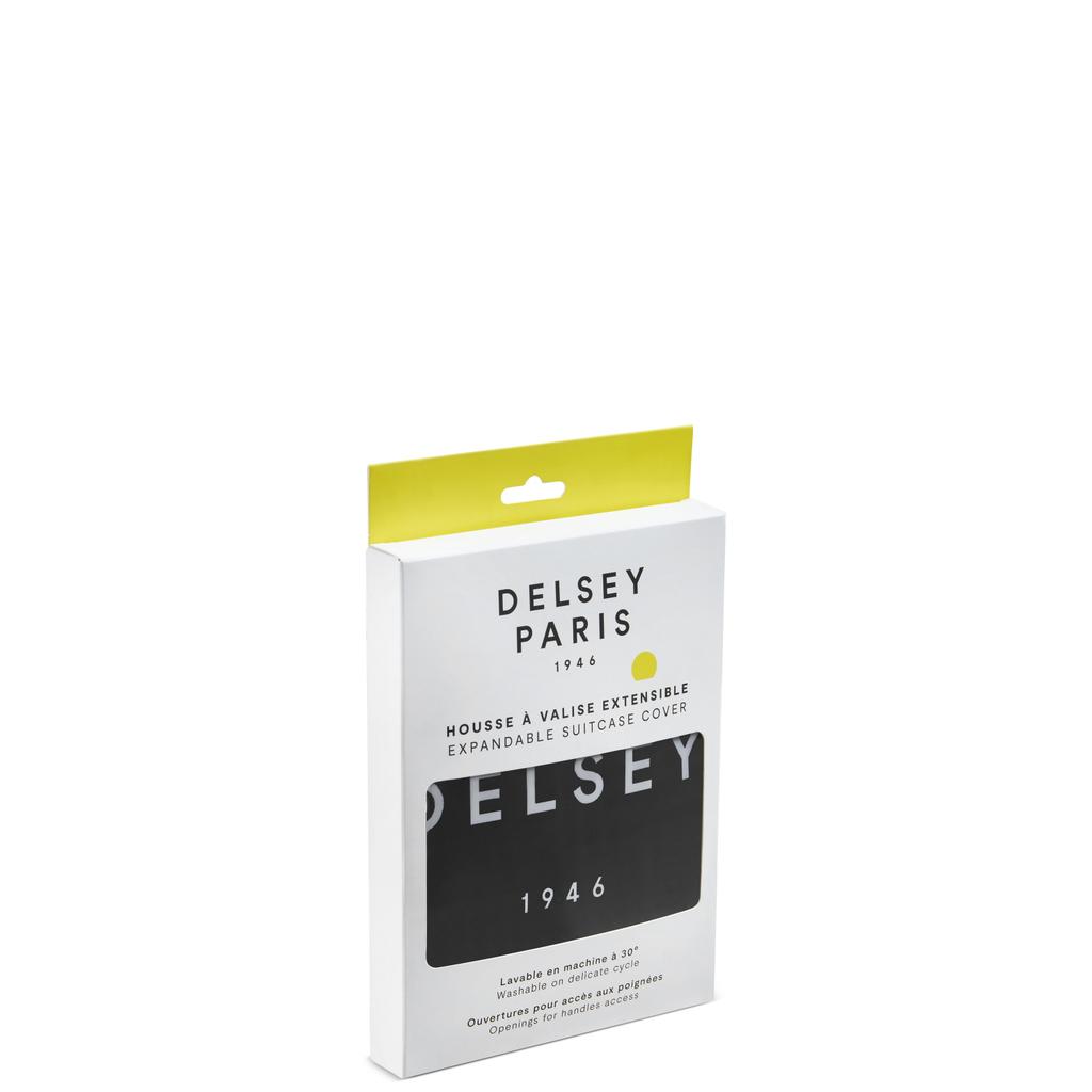 Delsey Bagageöverdrag / Bagageöverdrag Storlekar S, M, L Svart