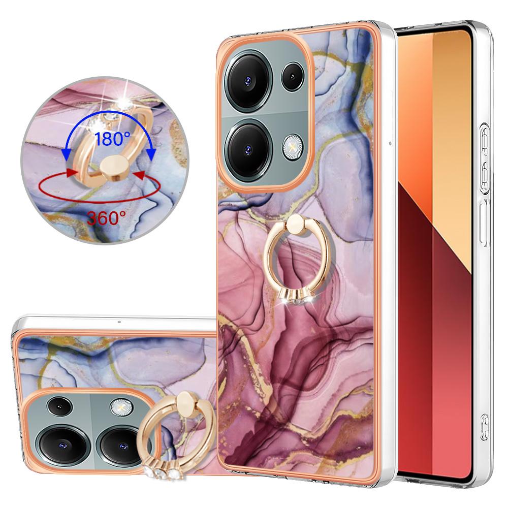 YB IMD Series-17 Style-E For Xiaomi Redmi Note 13 Pro 4G/Poco M6 Pro 4G TPU Case Kickstand Phone Cover