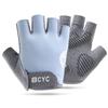 Men Women Half Finger Fitness Sports Gloves Anti Slip Thickened Palm Shock Absorbing Breathable Cycling Gloves
