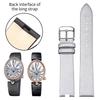 Concave shape watch strap genuine leather For original Breguet REINE DE NAPLES 8918 8967 8928 8908 8958 cowhide watchband women