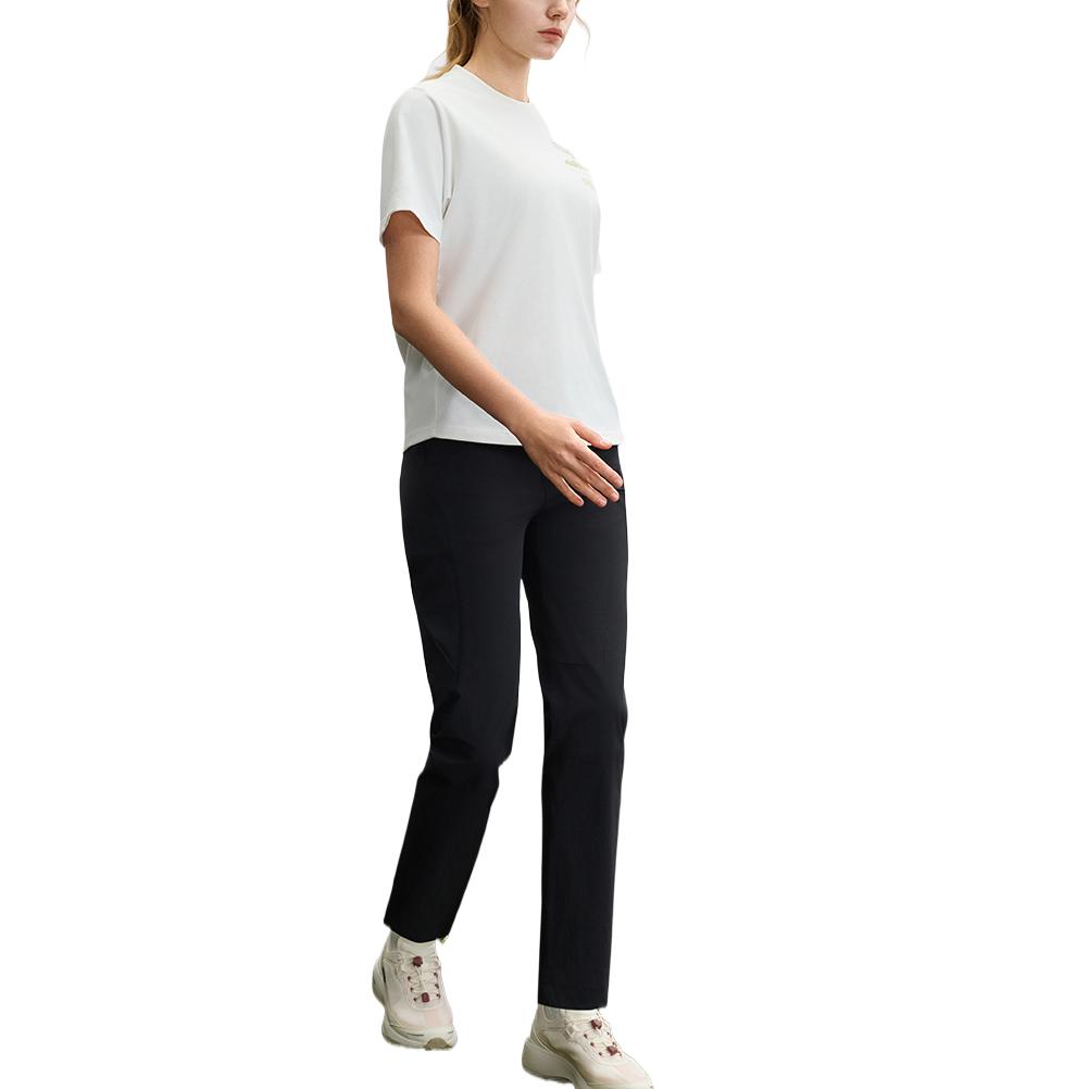 Fila Explore Series Fashion Casual Versatile Trendy Sports Long Pants Women Bottoms Deep-Black A11W527810F-BK