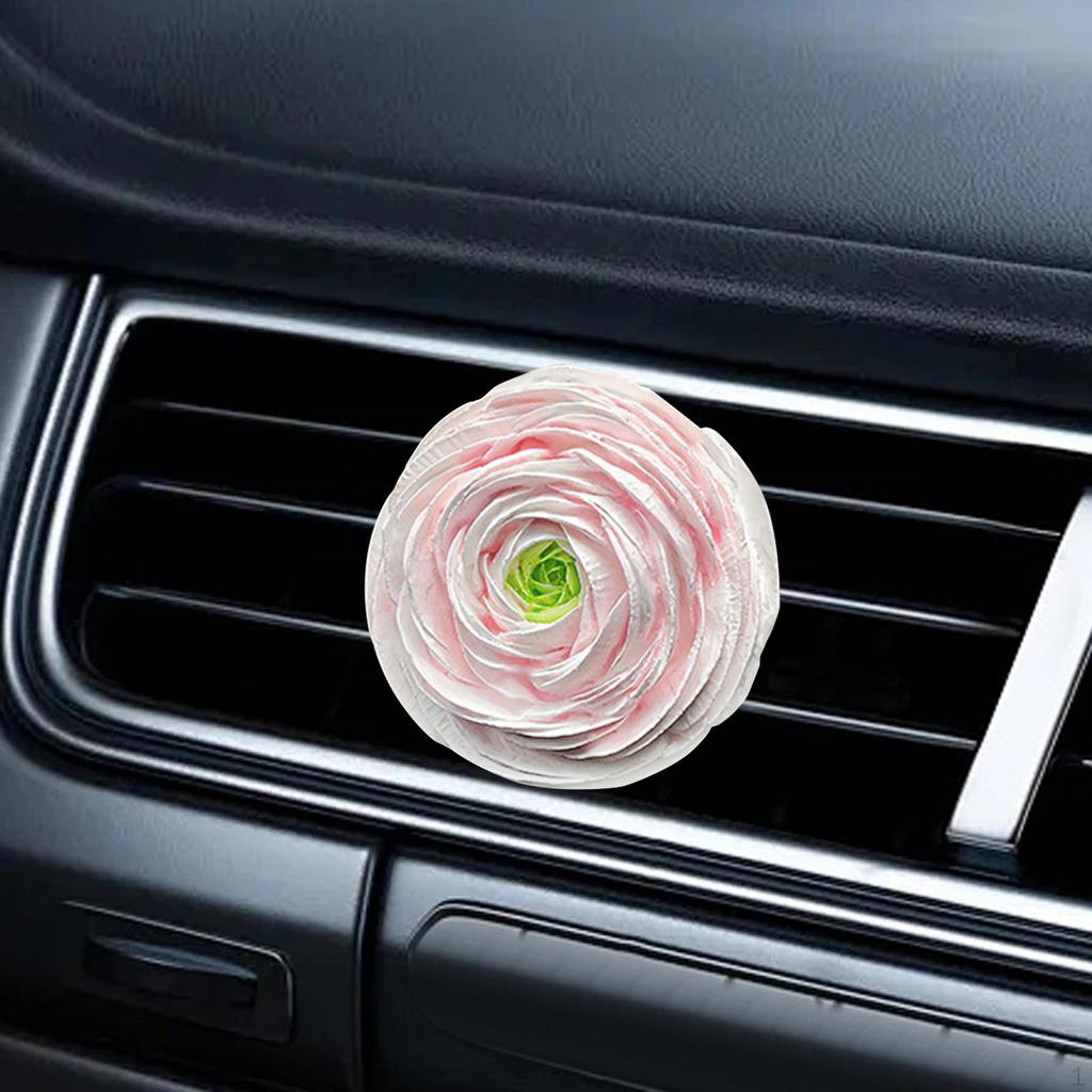 Artificial Flower Vent Clip Mini Car Cute Charm Auto Interior Accessories Air