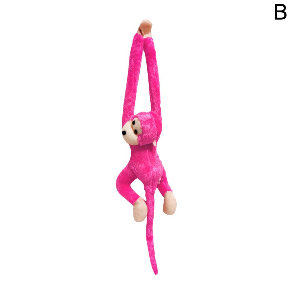 Colorful Long-Armed Monkey Photography Accessories Electric Crashproof Padded Monkey Doll Hanging Cur Colorful Monkey Toys